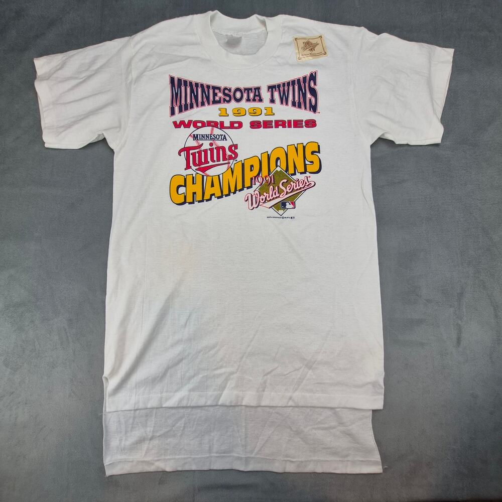 Minnesota Twins Vintage 1991 World Series Baseball Long T-Shirt Unisex